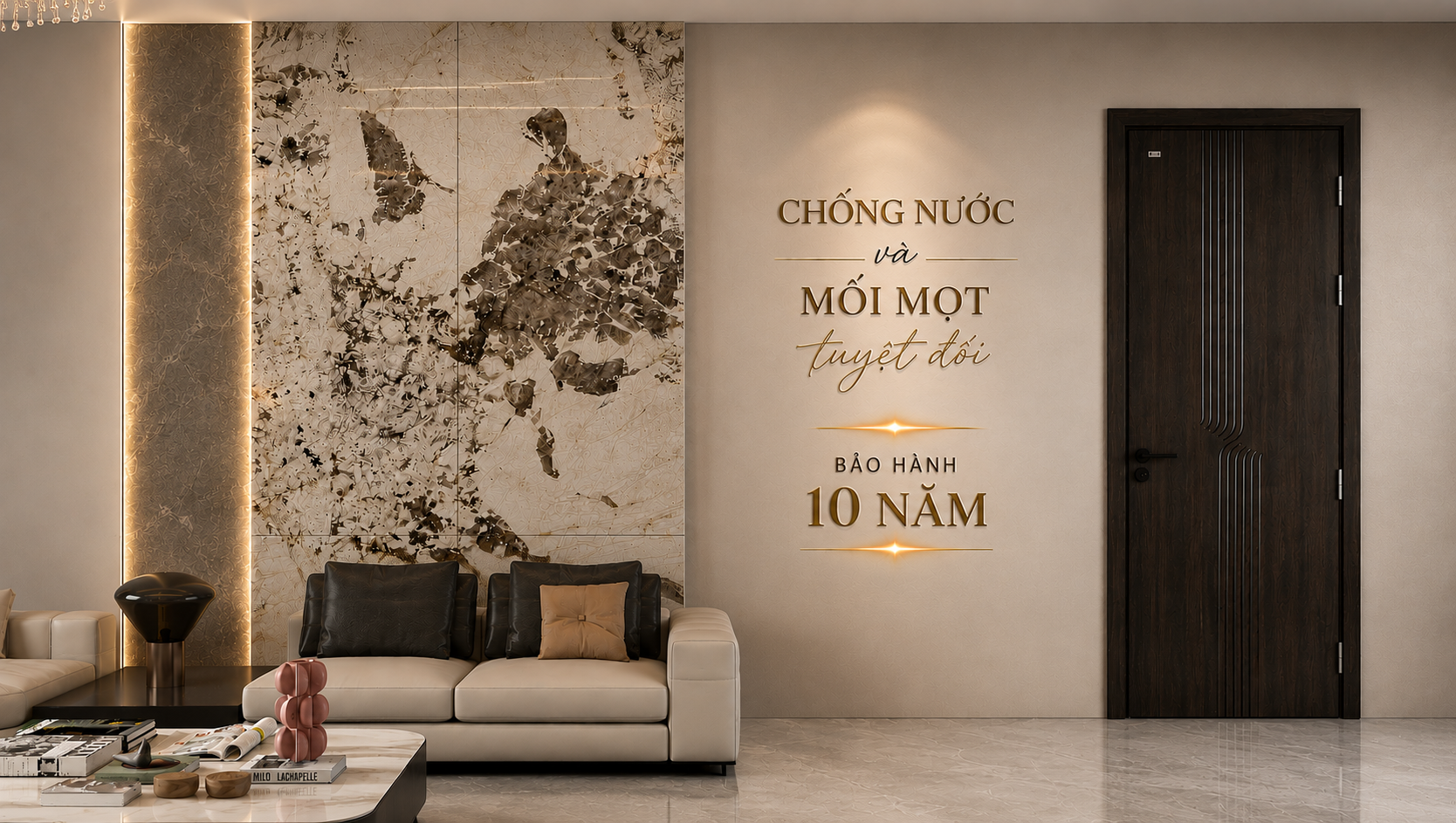 Cửa gỗ nhựa chống nước